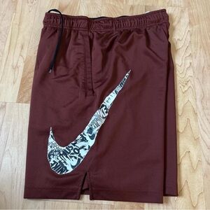 Nike Burgundy Dri-FIT Shorts